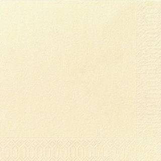 125 stk. Creme Duni middagsservietter- Tissue