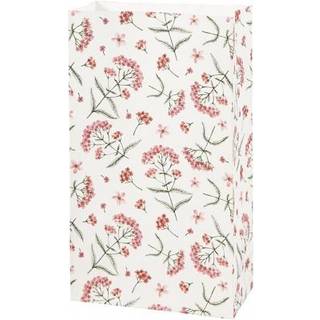 Vivi Gade Gavepose, 12x6x21cm, S.blomster, 8stk