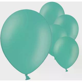 100 stk. Latexballoner skovgrønne 9" - Perfekt til festdekoration med helium