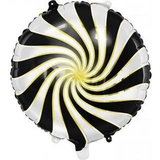 Folieballon Candy sort 45 cm – Genanvendelig Helium/Luft til Festlig Dekoration