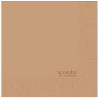 Serviet Duni Ecoecho 24x24 cm 2-lag Brun