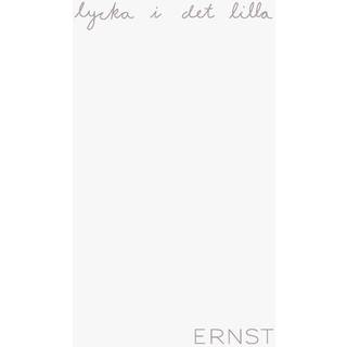 ERNST Ernst serviet med citatet 'Lycka i det lilla' 20-pak Hvid-Grå