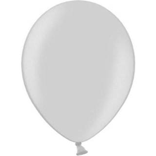100 stk. Sølv Metallic Latexballoner 10" – Professionel Kvalitet til Fest & Dekoration