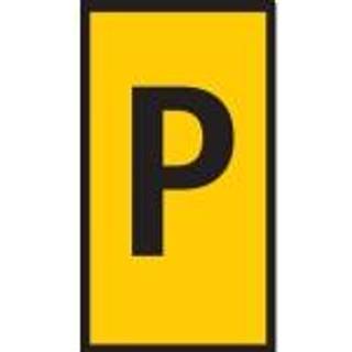 Hellermann Ledningsmærke p gul w3