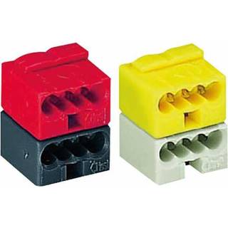 Wago Samlemuffe 2 x 4 x 0,6 - 0,8 MM grå/rød