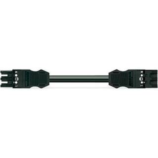 Wago Mellemkabel 3g1,5 sort 2 meter