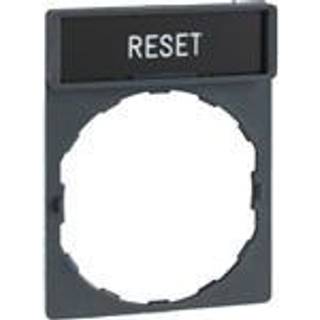 Schneider Electric Skilt ZBY2322 MRK:RESET