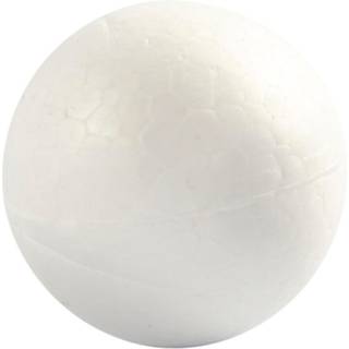 Hvide Styroporkugler 4 cm - 10 stk. til Kreativitet