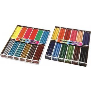 Colortime Farveblyanter, mine 4+5 mm, ass. farver, 288 stk./ 1 pk.