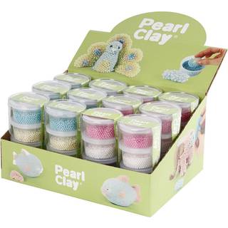 Pearl Clay® - 12 sæt selvhærdende modelleringsmateriale