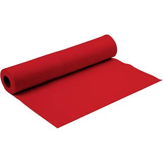 Rød Hobbyfilt 90 cm x 5 m - 1,5 mm Tykkelse
