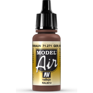 Vallejo Model Air 17Ml German Red Brown [Levering: 1-2 dage]