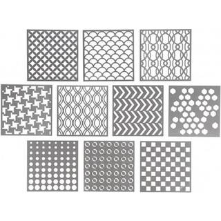 Kvalitets Stencil 15x15 cm - 10 ark pr. pakke