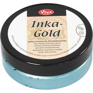 Inka Gold Turkis 50ml - Metallisk Cremevoks til Kunst