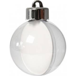 Transparent Deko-kugle 5 cm - 10 stk. til kreative projekter