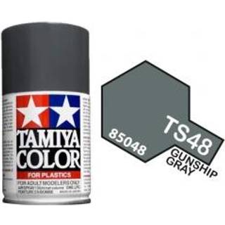 Tamiya - TS-48 - Gunship Grey (Flat) - Spraymaling - 100 ml
