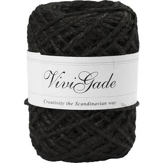 Sort Naturhamp 1-2 mm - 30 meter Rulle