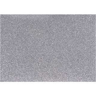 Glitter Strygestof A5 - Sølv, 148x210 mm