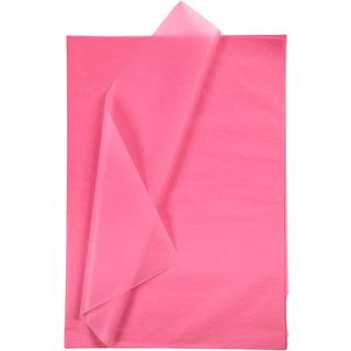 Pink Silkepapir 50x70 cm - 25 ark til kreative projekter