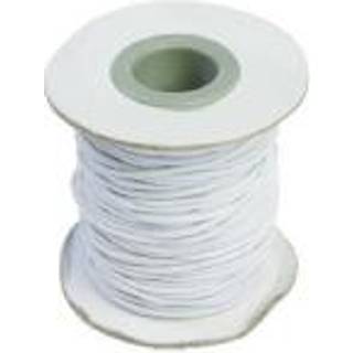 Elastiksnor 1,2 mm x 25 m hvid