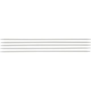 Strømpepinde | Nr. 6 | 20 cm | Metal | 5 stk.