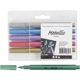 Creativ Company Markers Metallic 6pcs.