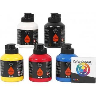 Pigment Kunstnermaling | 5x500 ml | Primærfarver