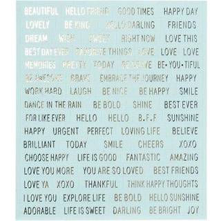 Turkise stickers med guldfolie - 4 ark 10x11,5 cm