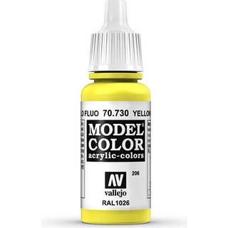 Vallejo Model Color 17Ml Yellow Fluo. [Levering: 1-2 dage]