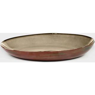 Serax - Dyb tallerken, grøn - D: 35,5 cm.