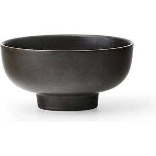 Audo Copenhagen New Norm skål på fod Ø12 cm Mørkglaseret