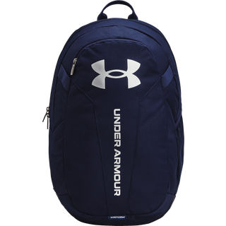 Under Armour Hustle Lite Backpack Midnight Navy / Midnight Navy / Metallic Silver One Size