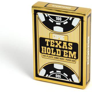 Copag 100% Plastic Texas Hold'em Gold, Sort