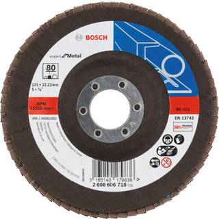 Bosch sliberondel 125 k80 1stk