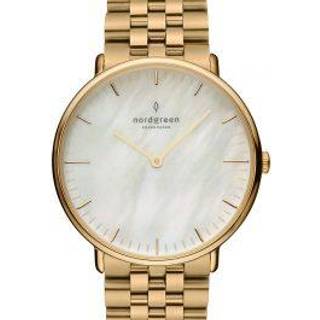 Nordgreen Native 32 mm NR32GO5LGOMP - Dame - 32 mm - Analog - Quartz - Mineralglas