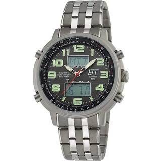 ETT Eco Tech Time EGS-11302-22M Solar Drive Funk Herren-Armbanduhr Hunter II