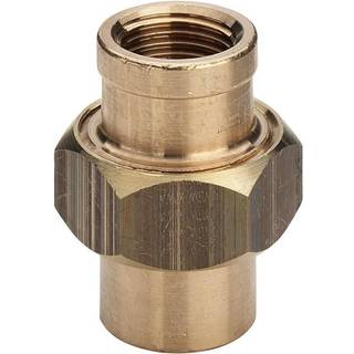 Viega Union muffe-muffe 1 1/2" rødgods
