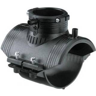 Georg Fischer ELGEF Plus PE El-anboringssadel 250-63 mm PN16 PE100-SDR11 til modulsystem.