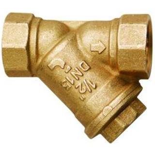 snavssamler 1.1/4'', messing, muffe/muffe