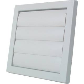 Fresh lamelrist med bagkant, 150 x 150 mm, grå