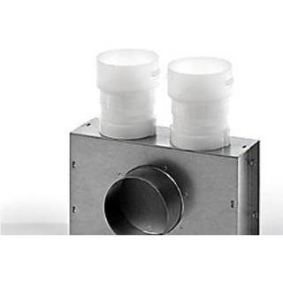Nilan NilAir ind/udblæsningsboks for ventil - 2 studser Ø75 mm | Ventil Ø100