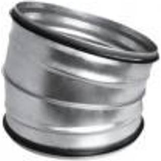 bøjning 15° Ø125 mm Nippel/Nippel