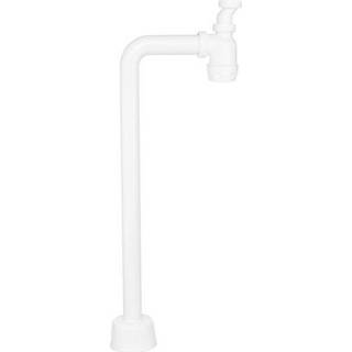 Faluplast 8073611 Pungvandlås 40 mm, med en tværgående vinkel Hvid