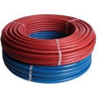 Henco Alupex-rør Ø20 x 2,0 mm x 50 m med 10 mm rød isolering