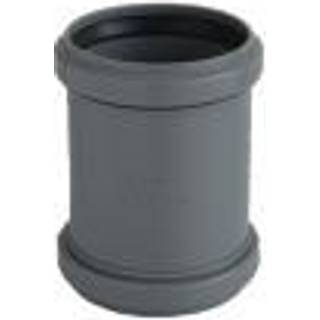 Nicoll HTP dobbeltmuffe Ø75 mm grå