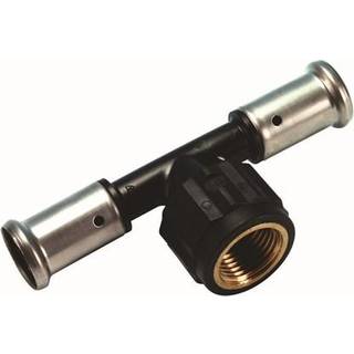 Henco pres tee PVDF med indvendig gevind 26 x 1/2 x 20 mm