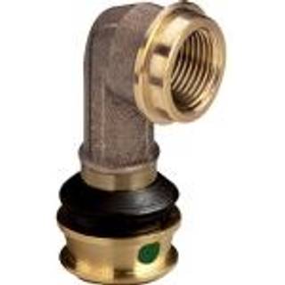 Viega Raxofix overgangsbøjning 90° 20 x 3/4" muffe/muffe rødgods