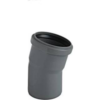 Nicoll HTP afløbsbøjning 15° Ø40 mm Grå