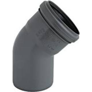 Nicoll HTP afløbsbøjning 45° Ø110 mm grå