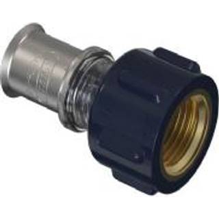 Wavin Tigris K5 overgang med muffe 20 mm x 1''. PPSU. Til U, UP, H, B , TH bakker
